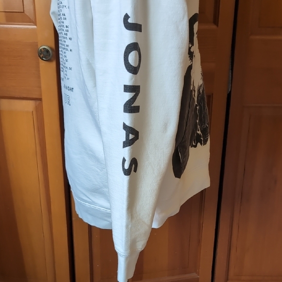 White Jonas Brothers Concert Hoodie - Picture 4 of 5